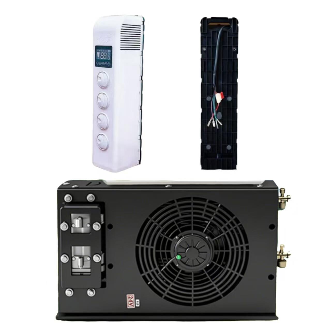 收割机堆高机吊车小驾驶改装制冷驻车空调12V24V怪手车载电动空调