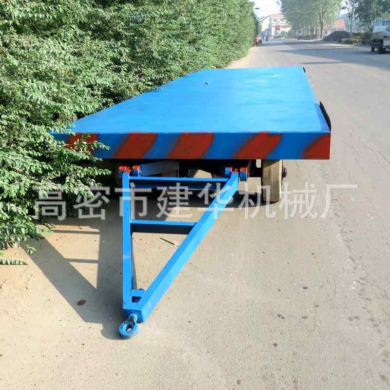厂家0吨重型场内运输平板拖车农用拖车牵引运输拖车