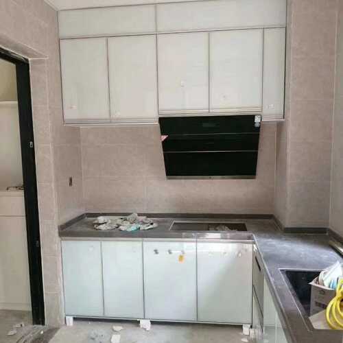 厂家橱柜门衣柜门阳台门根据需要尺寸做电泳白边框上合页带框 - 封面