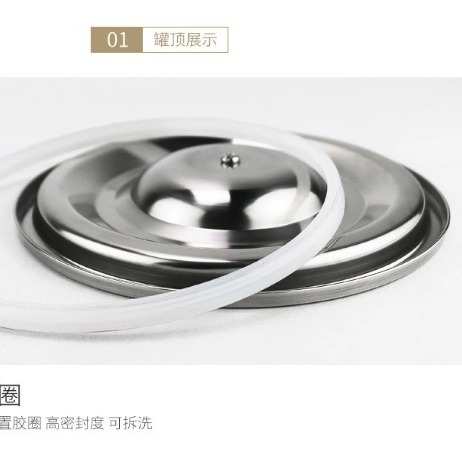 不锈钢密封茶罐小茶罐茶仓小号罐子储物油罐酒罐米罐密封罐