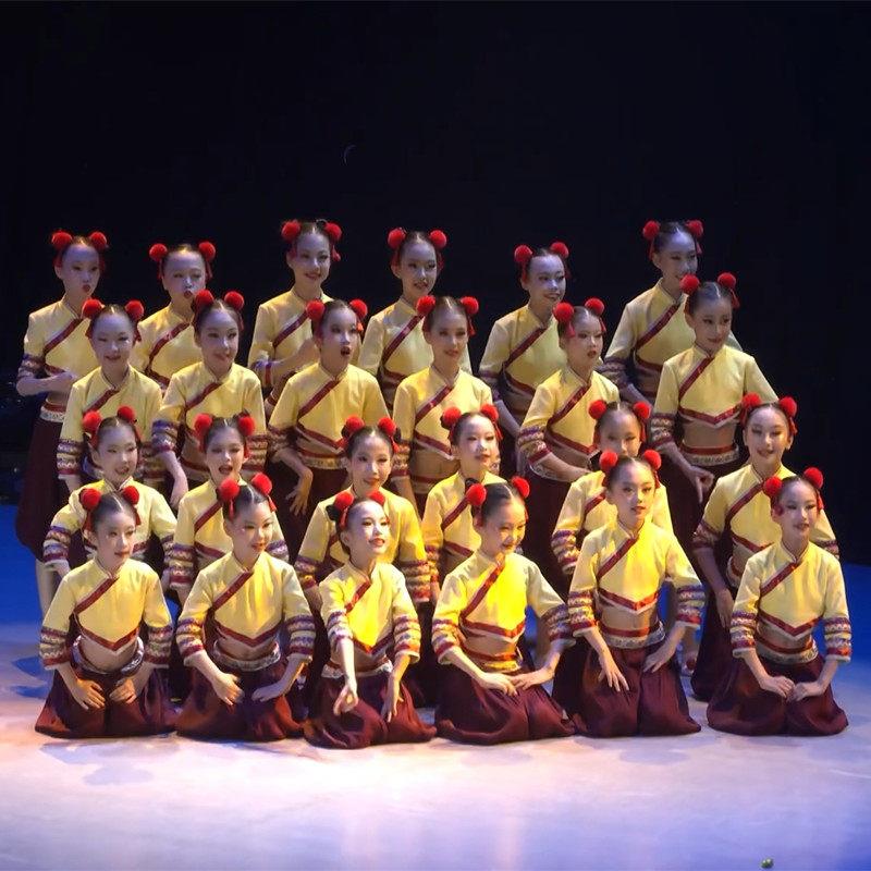儿童演出服幼儿闽南舞斗阵来呷舞蹈表演服民族舞团体汇演服饰女童