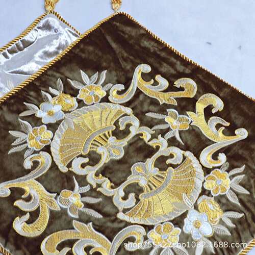 刺1812抱枕绣靠抱枕床上用品室靠垫背办枕公室沙卧发靠座椅侧睡欧