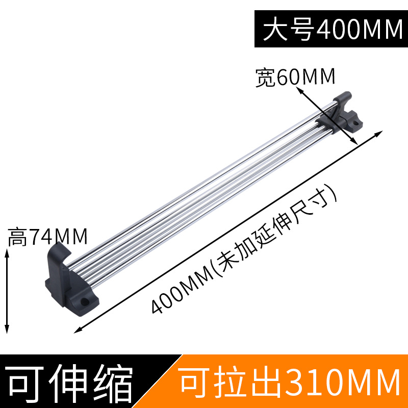 14 顶装厂家顶装伸杆缩衣架衣杆衣橱衣挂柜横加杆挂衣器厚伸缩挂