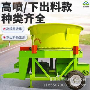 草包电动粉碎机150型下出料牧草粉草机 圆盘草捆自动揉丝机上喷式