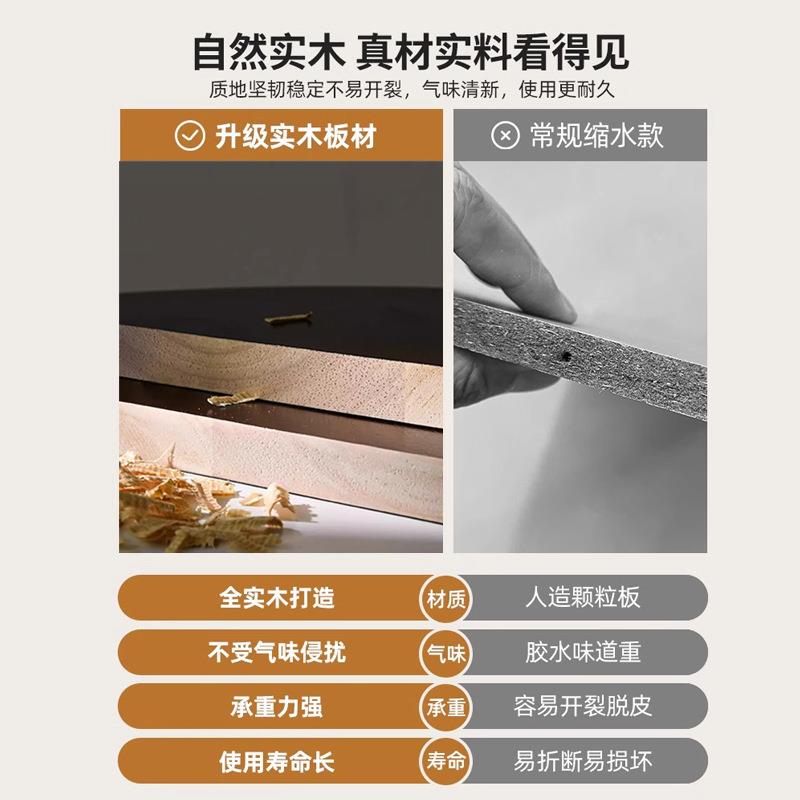 透明旋转书架家用书房展示柜实木落地收纳书柜摆件置物展柜柜子