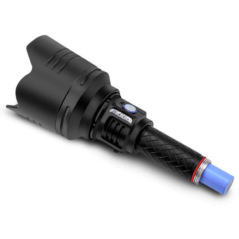 跨境XH90手电筒变焦充电远射L灯ED亮探ZW-X918照大功率超远射防水