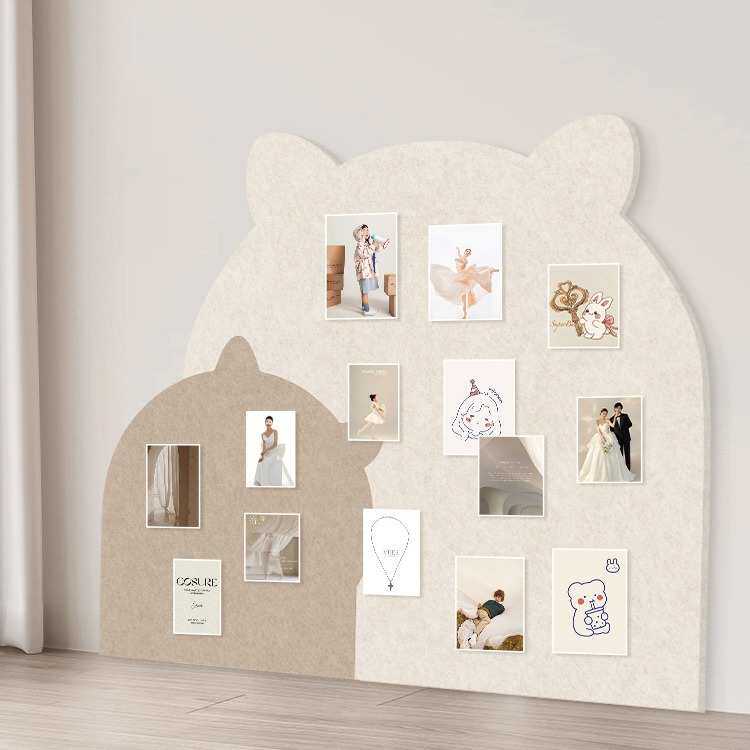 免打孔彩色毛毡板墙贴留言板儿童房墙面装饰板背景墙照片墙展示板,居家布艺,海绵垫/布料/面料/手工diy,淘宝优惠券,粉丝福利购,淘宝优惠卷