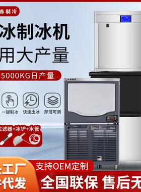 片冰机商用商场海鲜超市大产量鳞片制冰机源头厂家冰块