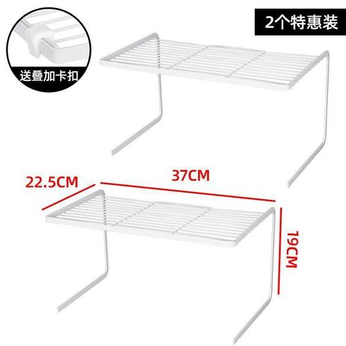 厨房柜子分层隔板厨房清洁收纳架