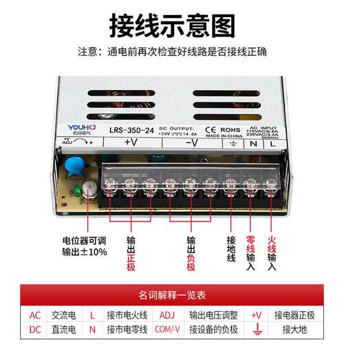 24V4.1A直流DC100W开关电源3D打印机电源变压器源头工厂