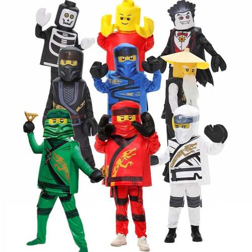 幻影忍者系列龙服装劳埃德凯杰赞寇装扮表演服NINJAGO万圣节cos服