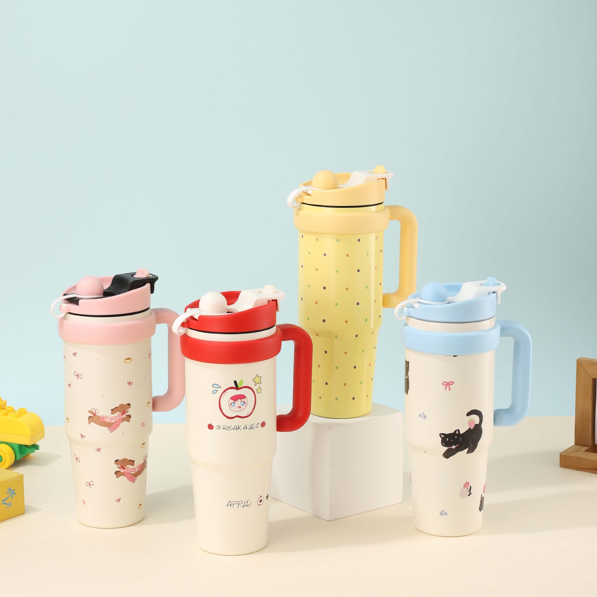 巨无霸保温杯可爱容量冰霸保温杯