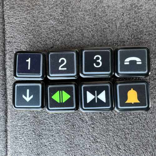 电梯配件 DL-PO2 永大日立 长方型按钮 36x41按键开关 黑字橙光