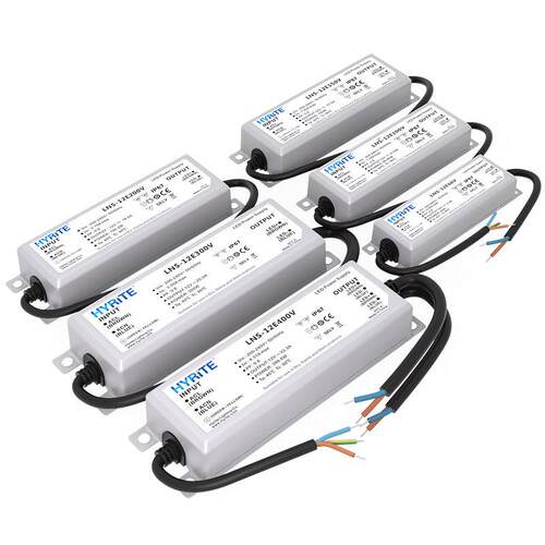 防水户外IP67开关电源12V24V发光字广告洗墙灯60W-400W超薄变压器