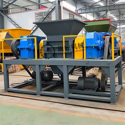双轴废旧家电撕碎机 1000型家具沙发破碎机 金属管材废钢撕碎机