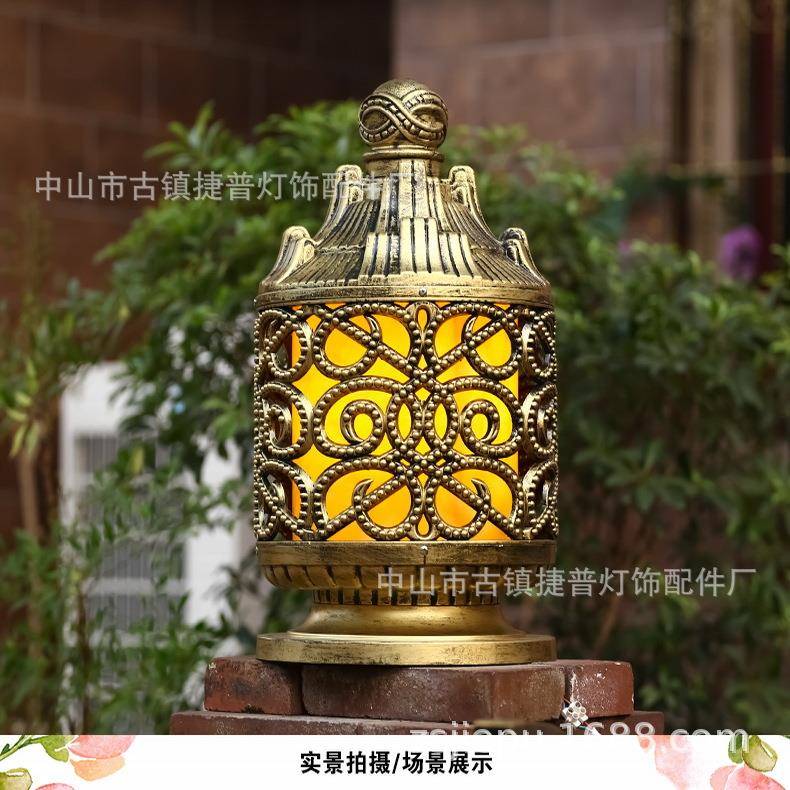 别墅墙头灯柱头灯围墙灯方形柱子灯别墅门柱大门灯庭院灯具