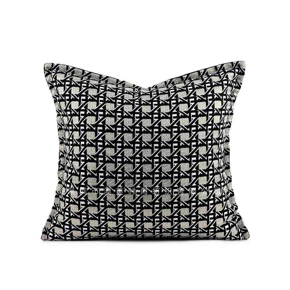 样板房客厅抱枕轻奢沙发靠垫方枕样板间酒店抱枕