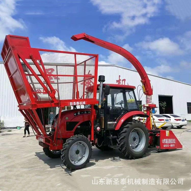 厂家直销圆盘式青储玉米收割机大型圆盘收割机效果带籽粒破碎机