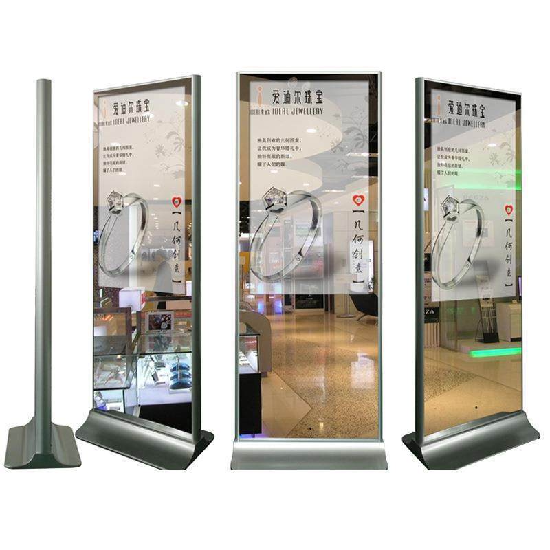 镜面广告机卫生间智能镜子触摸屏可看电视人体感应健身魔镜显示屏