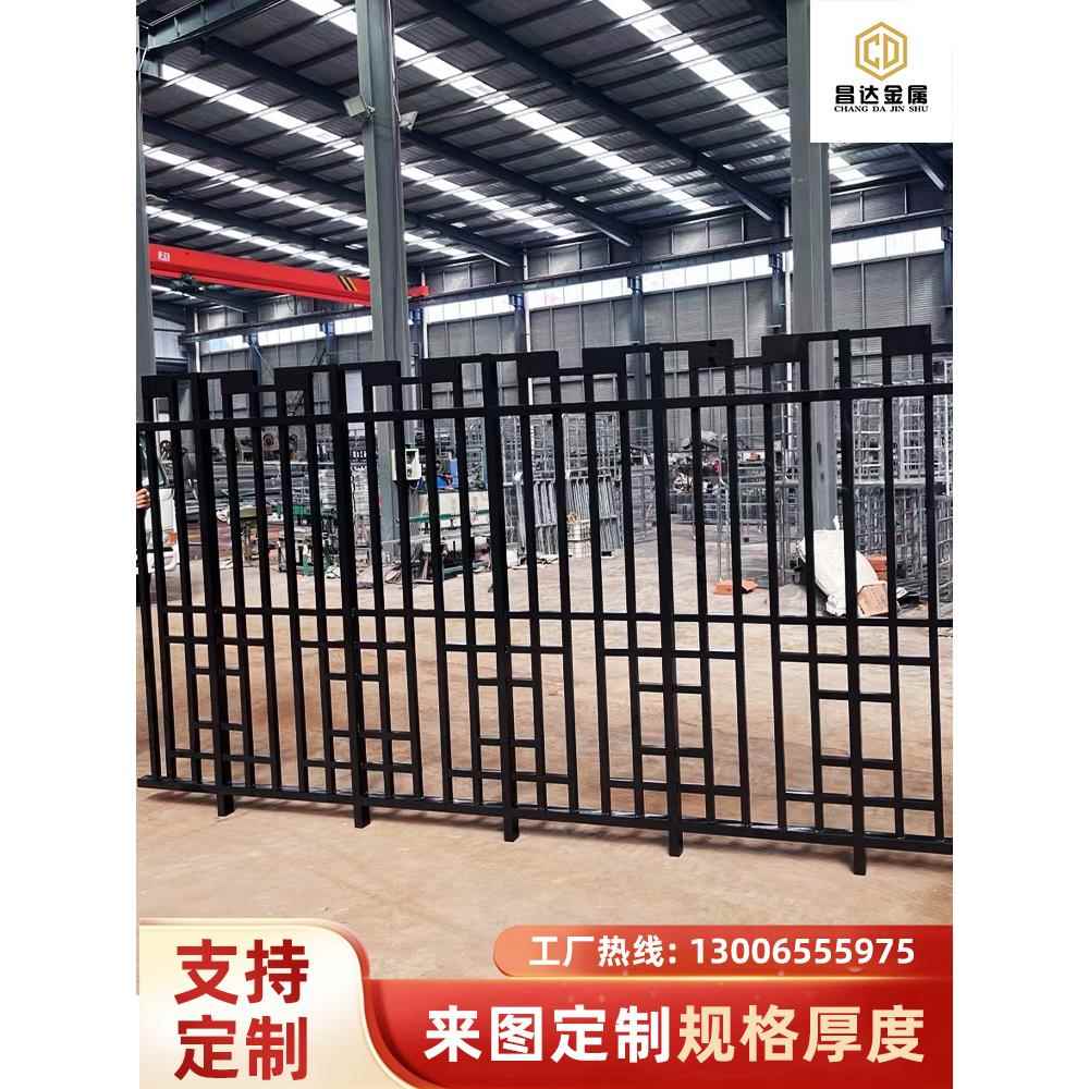 定制锌钢墙护栏锻铁焊接围栏社区庭院围栏工厂学校阳台隔离栏杆