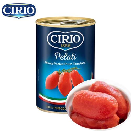 CIRIO WHOLE PEELED TOMATO 意大利进口茄意欧去皮番茄罐头400g