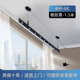 单排升降手动阳台架杆杠晾衣杆白色小户型晒衣晾衣架8n单手摇杆子