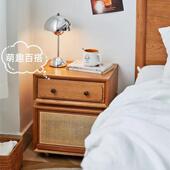 浩光益佳全木机器人床头柜可移动夜卧室小户型超窄实瓦力床头床边