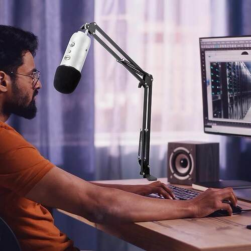 Blue yeti 麦克风话筒通用款悬臂支架减震直播万向可调整桌面支架