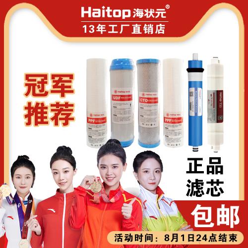 海状元净水器滤水机滤芯套餐PP棉芯颗粒碳压缩活性炭HZY-RO-A更换