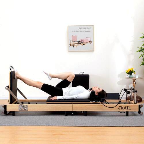 普拉提核心床家用可折叠瑜伽馆健身器材woodenpilatesreformers