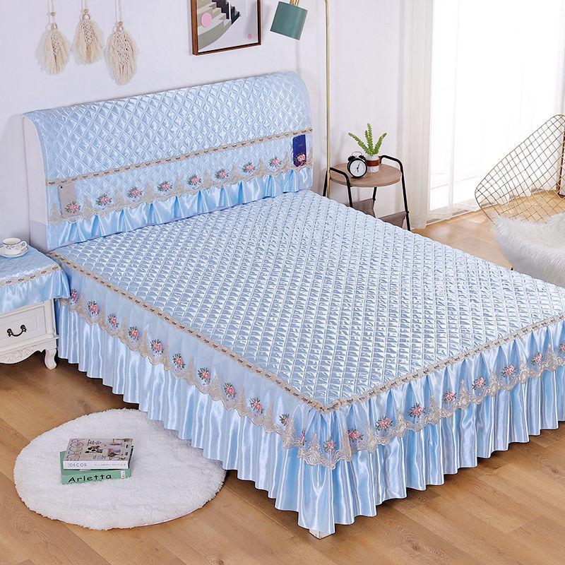 床头罩床罩床套保护套床罩防尘罩单件床笠防尘罩床裙床头靠垫