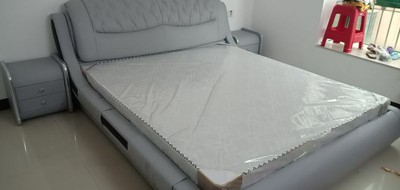 妮曼迪现代北欧卧室主卧简约真皮床口碑评测啥样?选购攻略，看完再买不迟