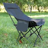 躺椅钓鱼餐椅折叠子靠背凳子节月亮户外聚高烧烤凳子靠背可可调椅