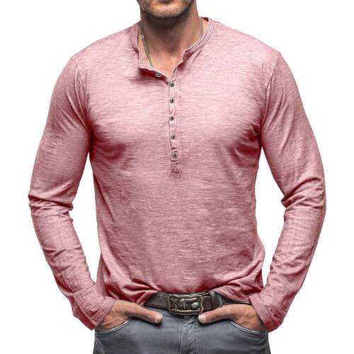 Men's long sleeved t-shirt men's top trendy