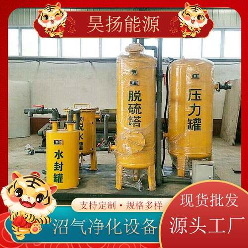 厂家沼气净化设备货源畜牧养殖污水净化设备沼气脱硫罐