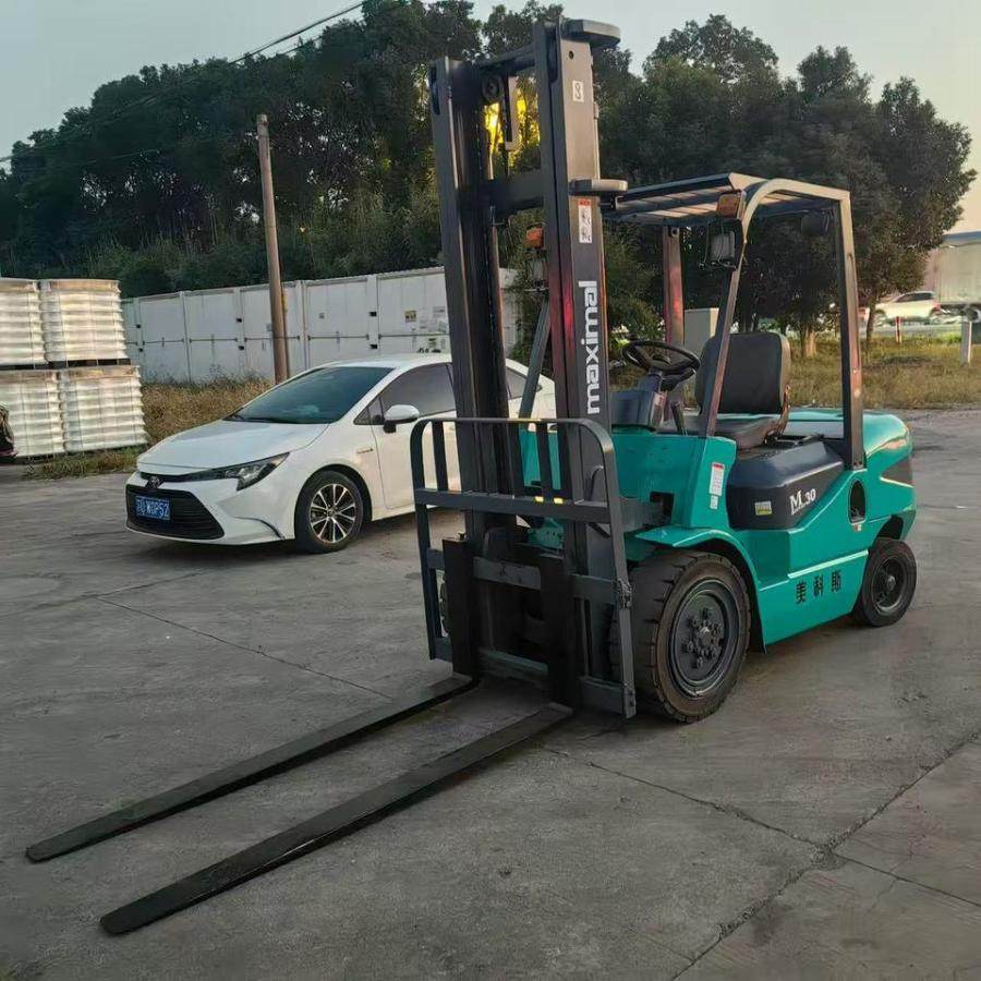 2月23日扬州委托-资产处置美克斯叉车,载重3吨,起升4米,国三,性能完好,不烧机油网络拍卖公告