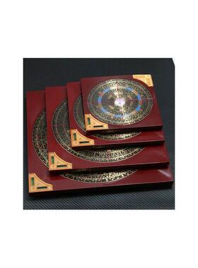 台湾东定罗盘三元三合综合盘高精度专业纯铜精准三合线一强磁天池