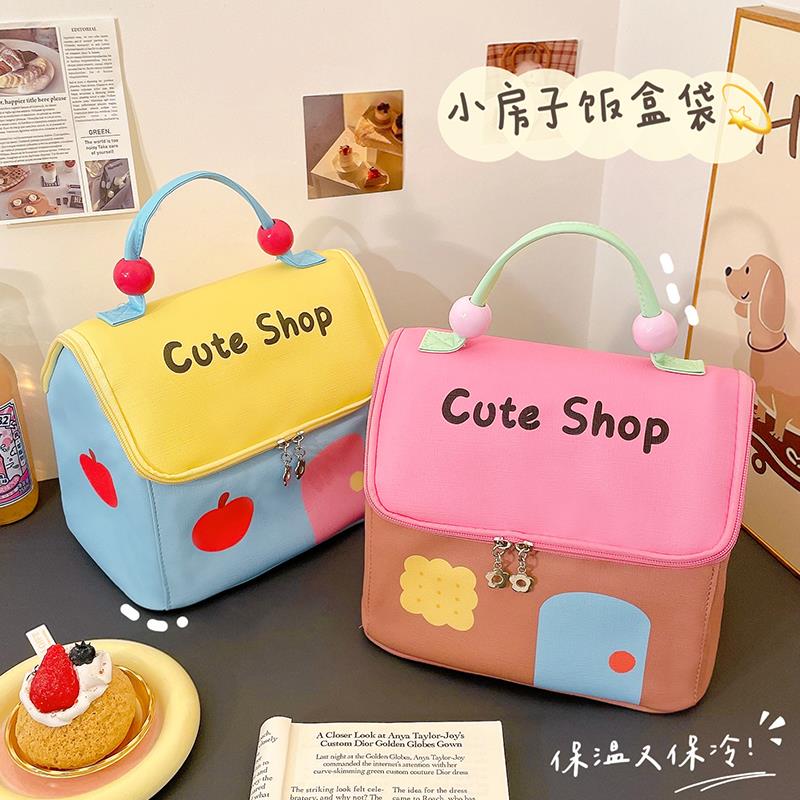 保温饭盒袋便携大容量上班族学生手提包保温加厚铝箔午餐盒便当包