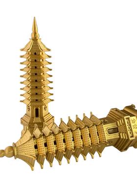 黄铜加重文昌塔九层十三层文昌塔摆件厂家