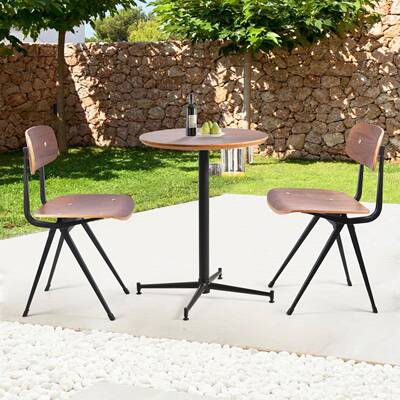 易铁现代风Revolt艺餐椅酒店餐厅休闲吧简约创意椅防水清洁马蹄靠