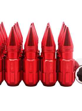 汽车改装尖轮毂螺母丝MLM-9112毂锻造轻量化头盖帽花形螺母轮螺65