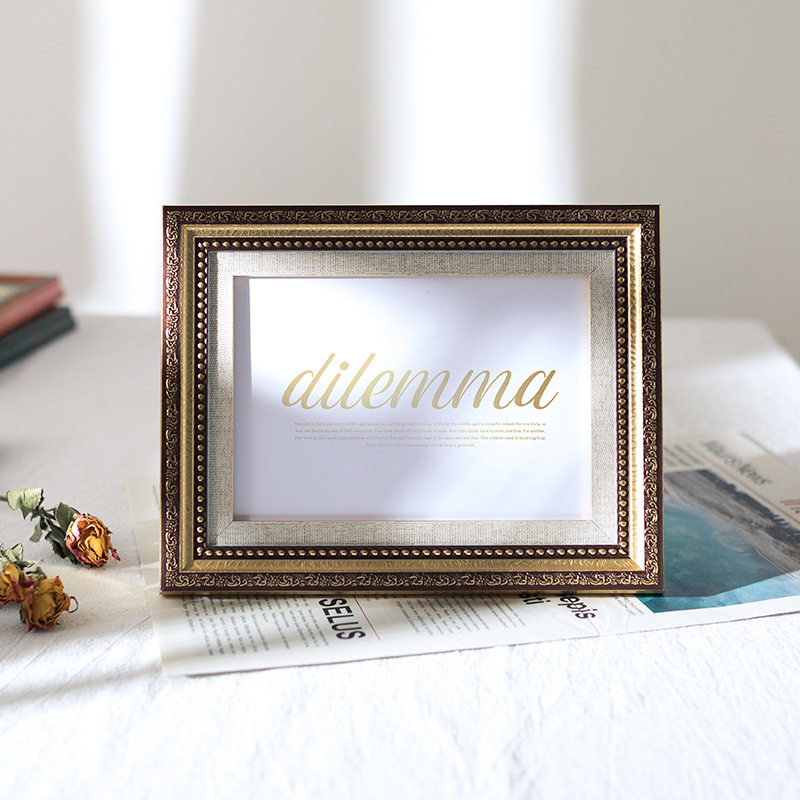 美式复古相框摆台6寸7寸8寸洗照片做成高级感相册定制裱画框挂墙,家居饰品,DIY亲子装饰画,淘宝优惠券,粉丝福利购,淘宝优惠卷