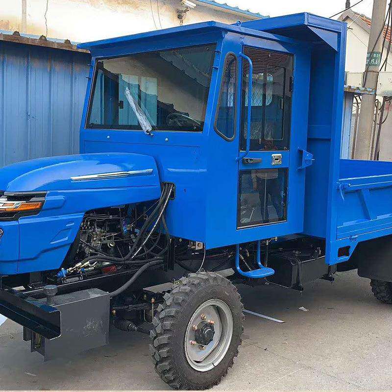 爬山四轮柴油农用车四不像分时四驱运输车工程矿用液压自卸车