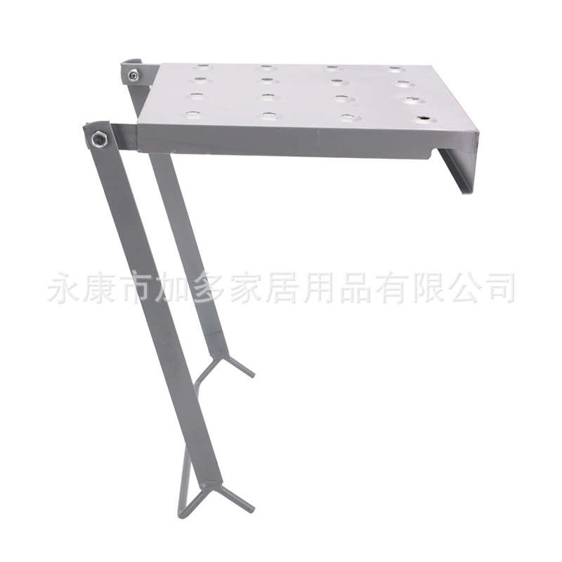 加多奇伸缩梯配件铁制小平台人字家用多用途折叠梯小平台置物架