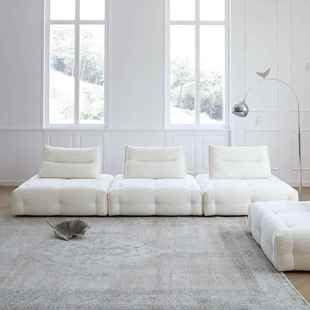 莫语MOYU 格莱姆模块组合沙发小户型客厅方块豆腐块懒人布艺沙发