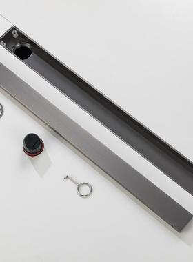 用方形隐形地漏不锈304防臭钢地06119漏浴室卫生间双下水地道方形