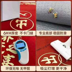 进门地垫地毯门垫家用门口脚垫入户门垫子客厅门垫可定制 新中式