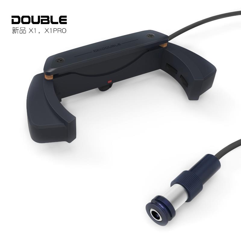 DOUBLE原声民谣木吉他音孔拾音器X1 pro拾音器双拾音打板免开孔