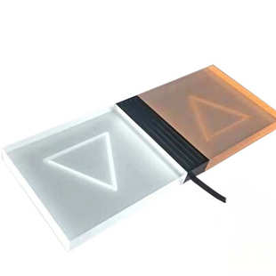 电梯到站指示灯纳米导光板LED背光板透明无点免丝印导光板