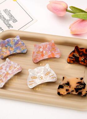 Cute cat hair clip shark catching hair clip hair accessory发